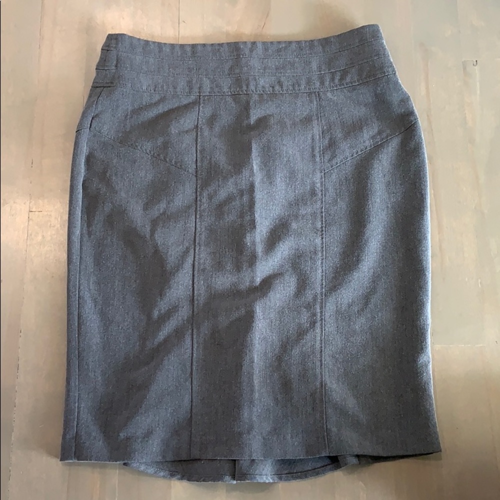 Women’s Gray Pencil Skirt